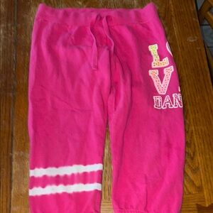 Kids Pink Dance Sweatpants
